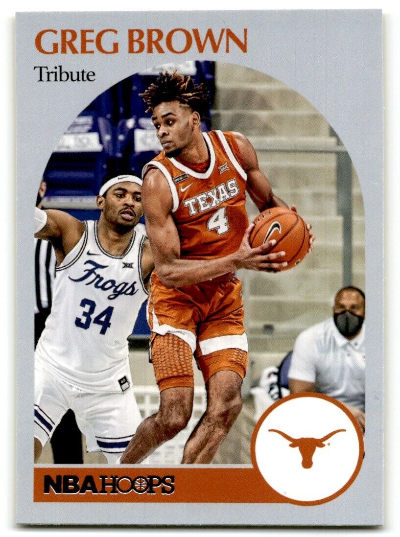 2021-22 Panini Chronicles Draft Picks Greg Brown III Texas Longhorns #64