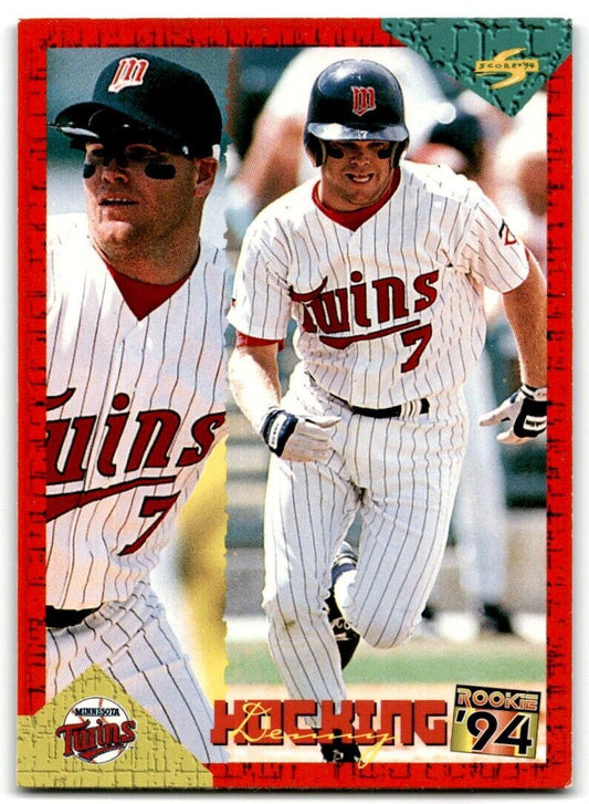 1994 Score Rookie & Traded Denny Hocking Rookie Minnesota Twins #RT106