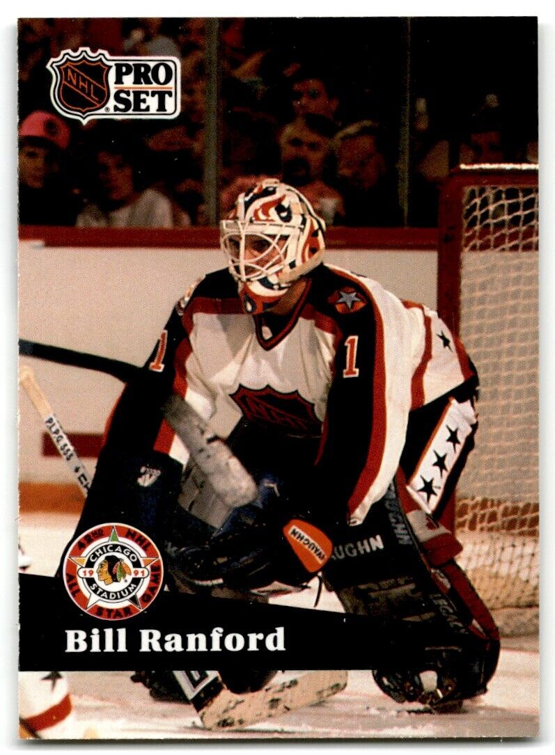 1991-92 Pro Set French Bill Ranford Edmonton Oilers #283