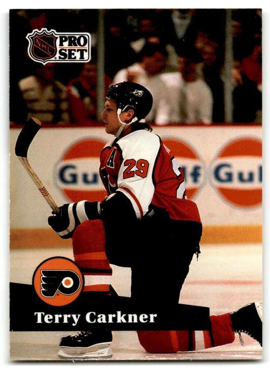 1991-92 Pro Set Terry Carkner Philadelphia Flyers #173