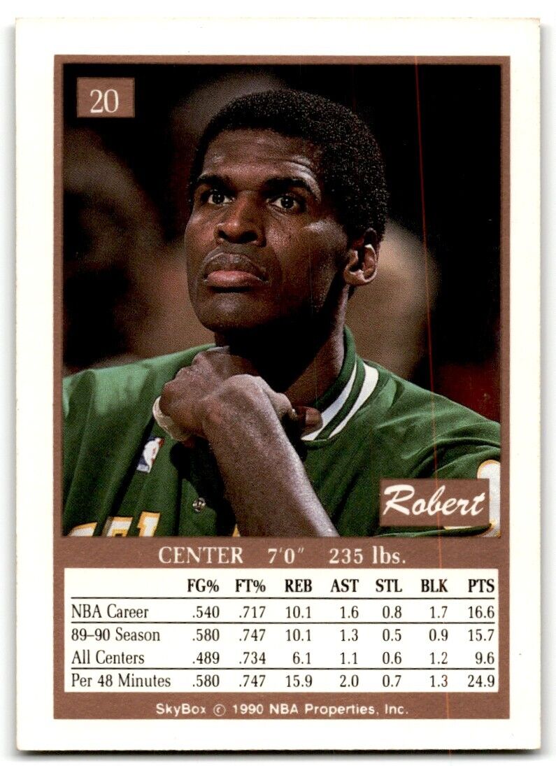 1990-91 SkyBox Robert Parish Boston Celtics #20