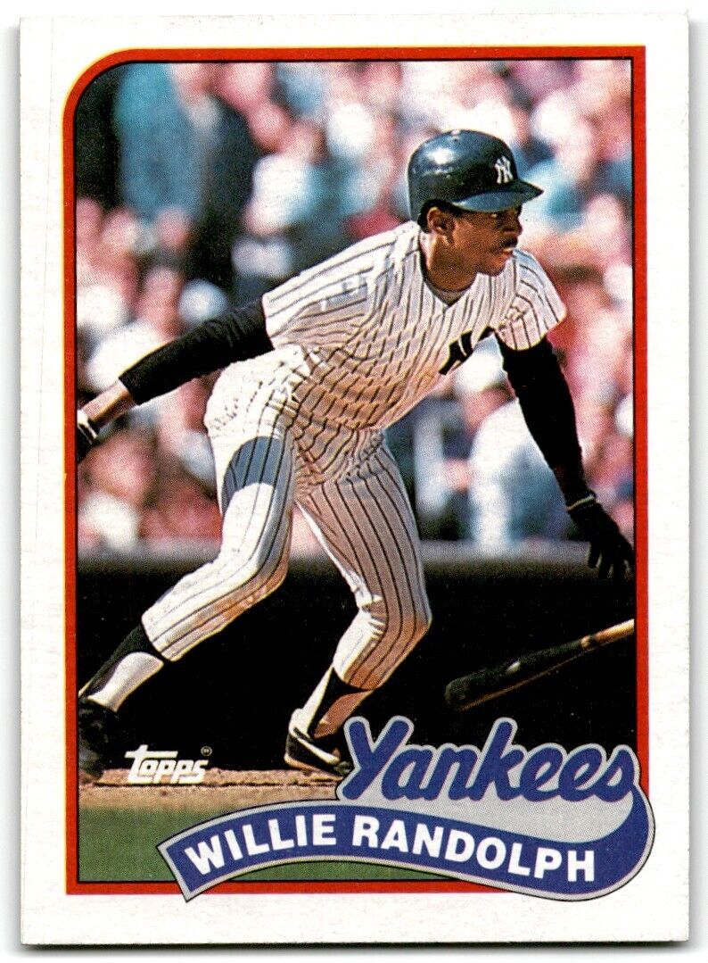 1989 Topps Willie Randolph New York Yankees #635