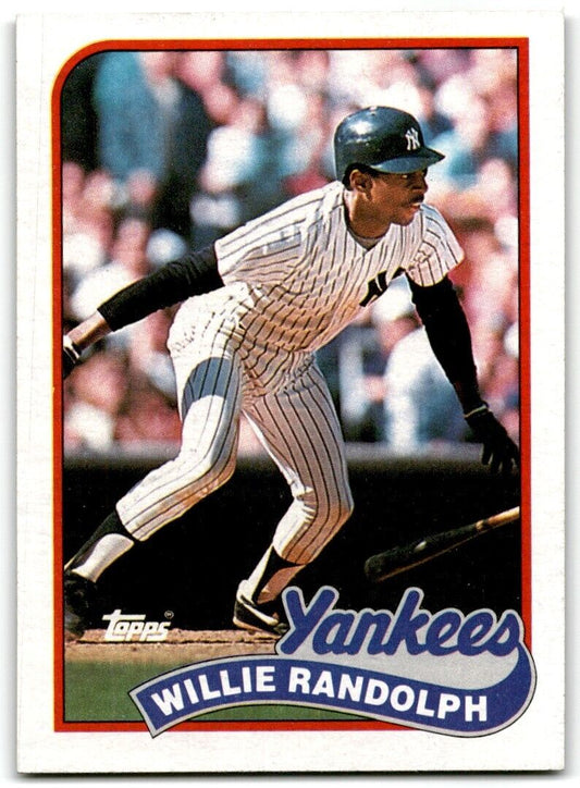 1989 Topps Willie Randolph New York Yankees #635