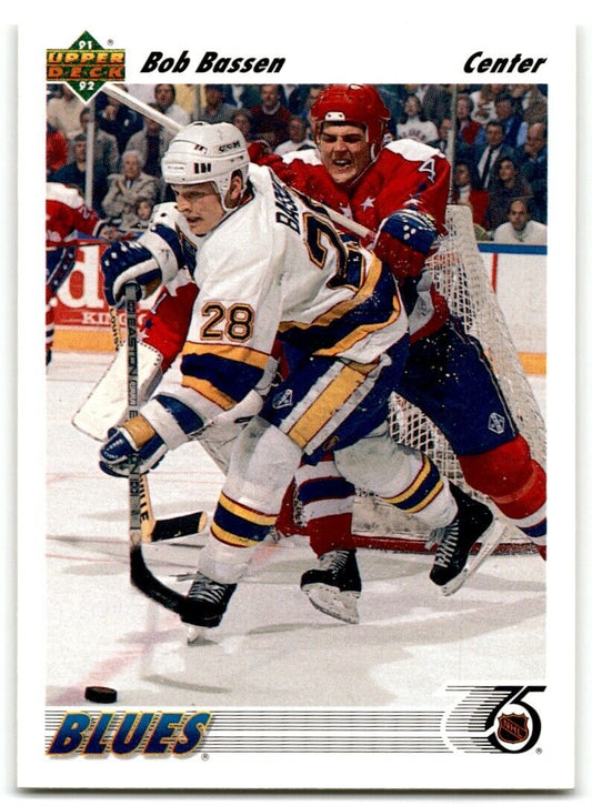 1991-92 Upper Deck Bob Bassen St. Louis Blues #319