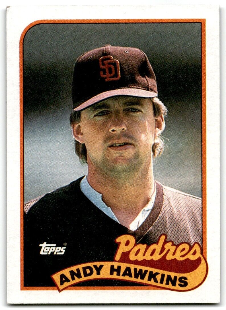 1989 Topps Andy Hawkins San Diego Padres #533