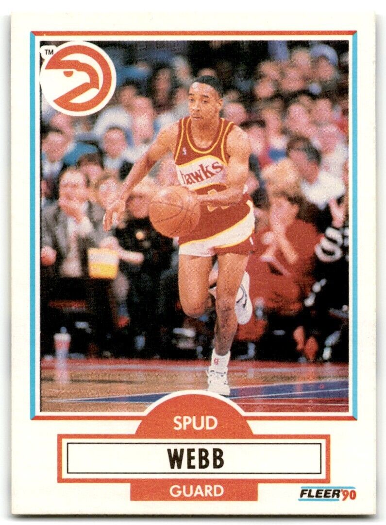 1990-91 Fleer Spud Webb Atlanta Hawks #5