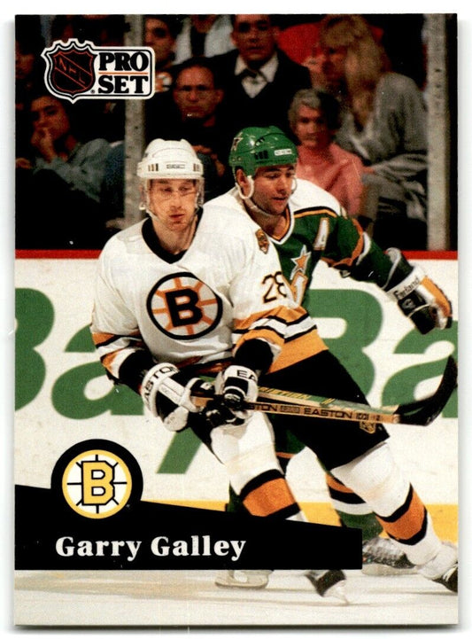 1991-92 Pro Set Garry Galley Boston Bruins #7