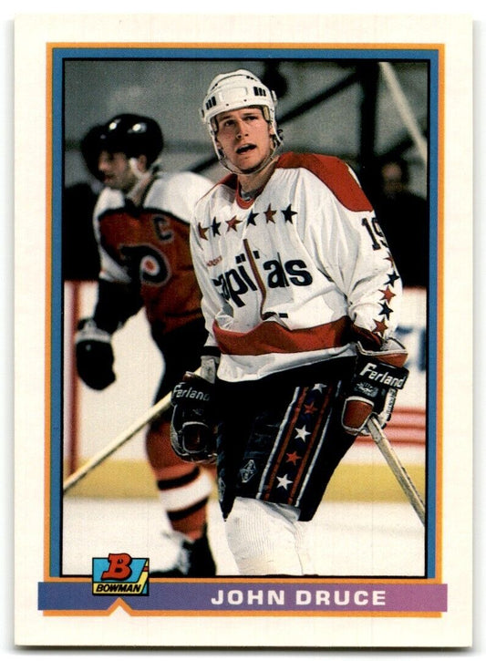 1991-92 Bowman John Druce Washington Capitals #293