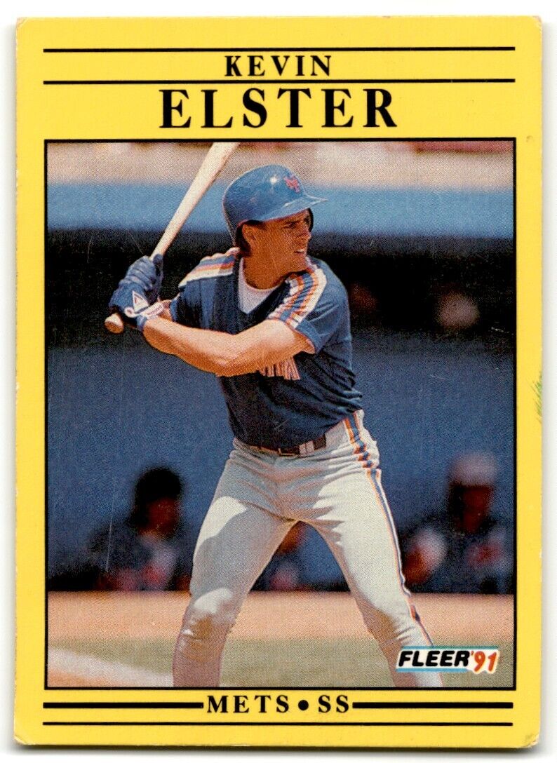 1991 Fleer Kevin Elster New York Mets #145