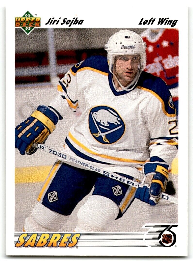 1991-92 Upper Deck Jiri Sejba Rookie Buffalo Sabres #362