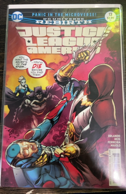 Justice League of America #13 DC 2017 Panic in the Microverse Part 2