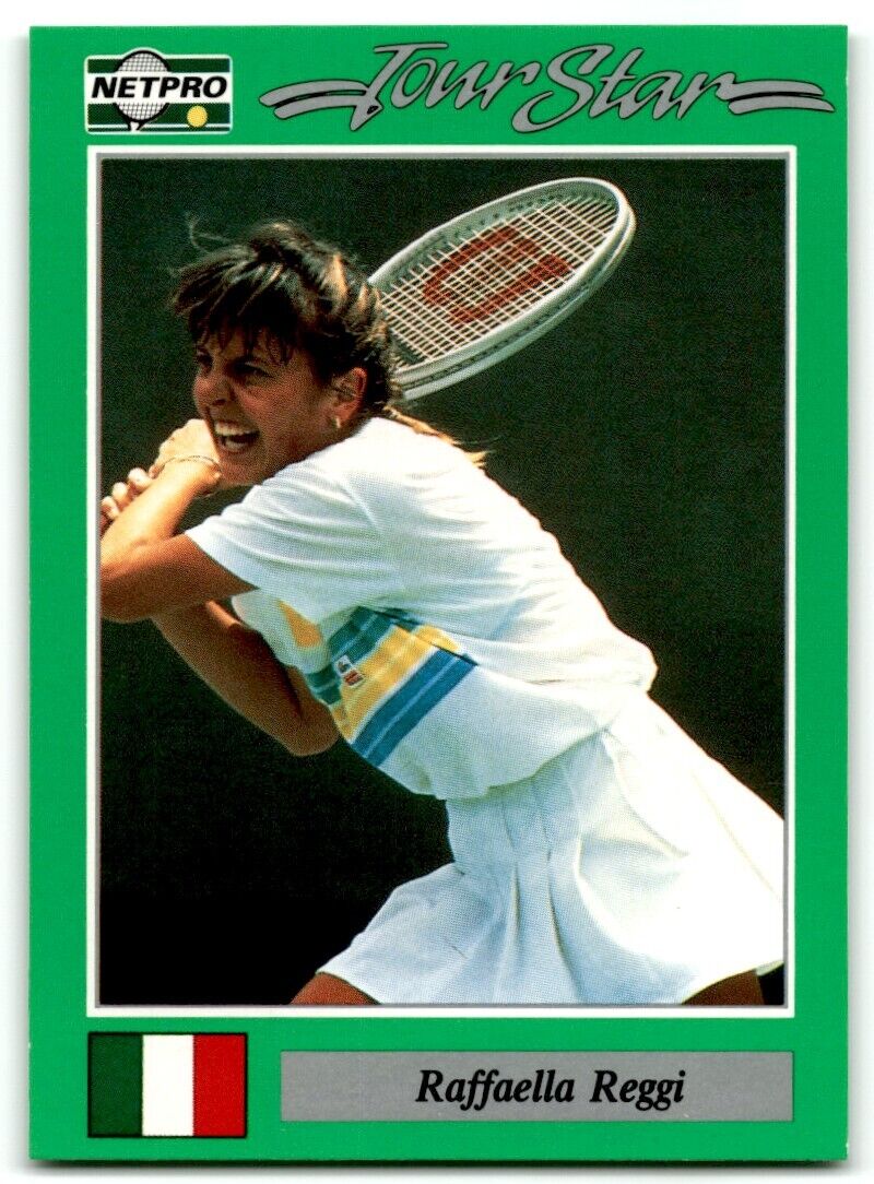 1991 Protennis player Cards Netpro Tour Star Raffaella Reggi #70