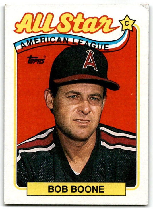 1989 Topps Bob Boone California Angels #404