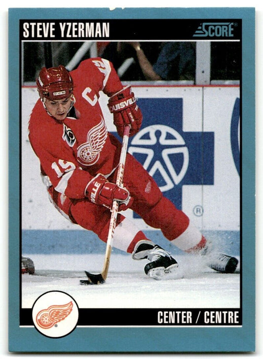 1992-93 Score Steve Yzerman Detroit Red Wings #400