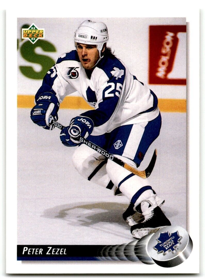 1992-93 Upper Deck Peter Zezel Toronto Maple Leafs #389