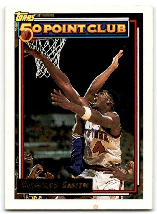 1992-93 Topps 50 points club Charles Smith Los Angeles Clippers #207