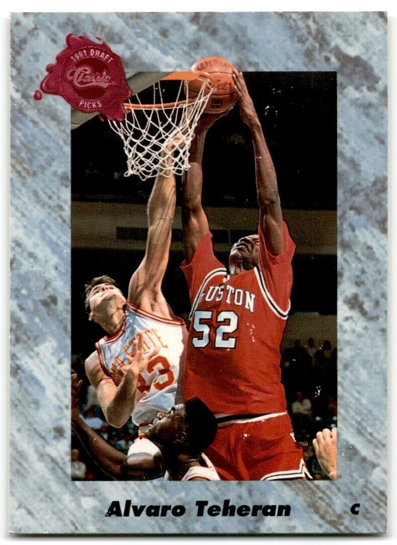 1991-92 Classic Alvaro Teheran Rookie Houston Cougars #182