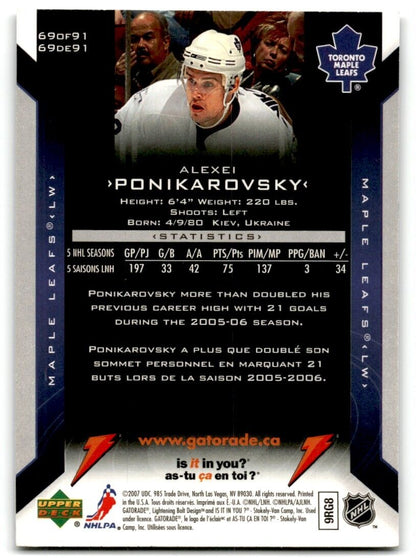 2006-07 Upper Deck Gatorade Alexei Zhitnik New York Islanders #123