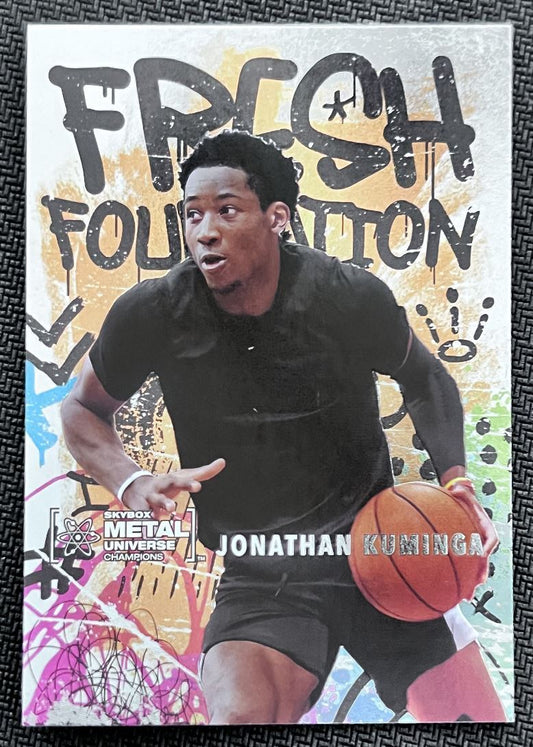 2021-22 Skybox Metal Universe Championship Preview Jonathan Kuminga Rookie #FF10