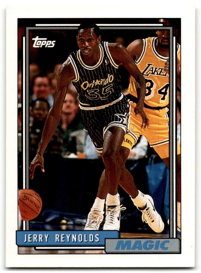 1992-93 Topps Jerry Reynolds Orlando Magic #90