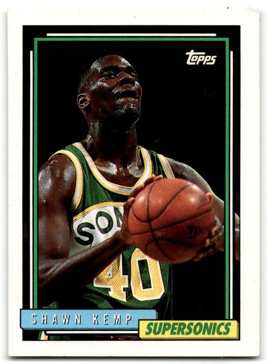 1992-93 Topps Shawn Kemp Seattle SuperSonics #267