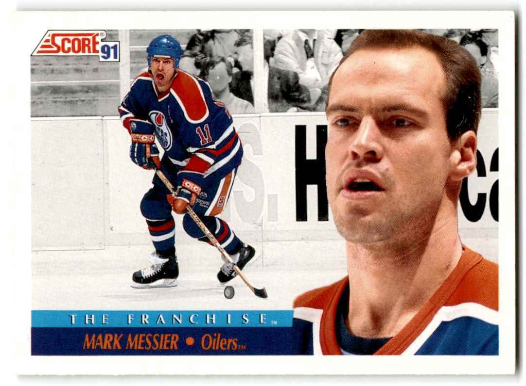 1991-92 Score Canadian English Mark Messier Edmonton Oilers #310