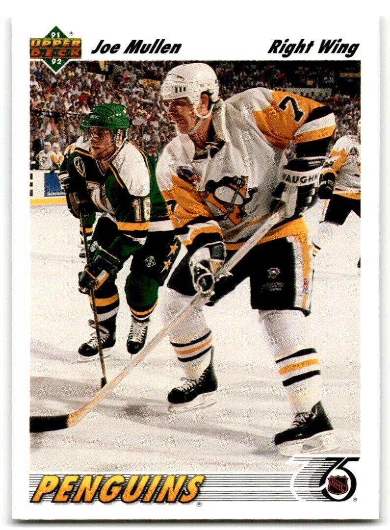 1991-92 Upper Deck Joe Mullen Pittsburgh Penguins #201B