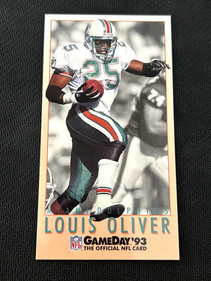 1993 GameDay Football Card #438 Louis Oliver