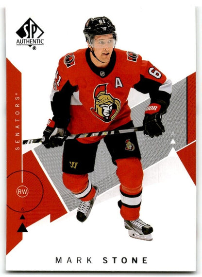 2018-19 SP Authentic Mark Stone Ottawa Senators #42