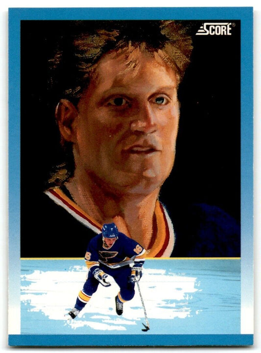 1991-92 Score Canadian Brett Hull St. Louis Blues #377