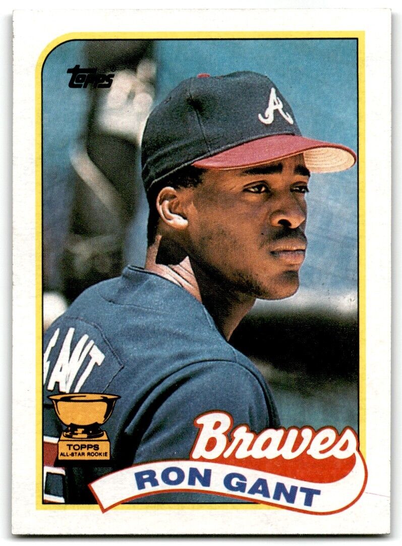 1989 Topps Ron Gant Atlanta Braves #296