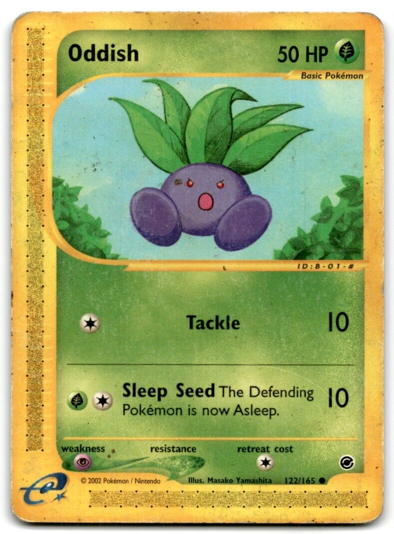 2002 E-Card - Expedition Oddish Basic/Common #122