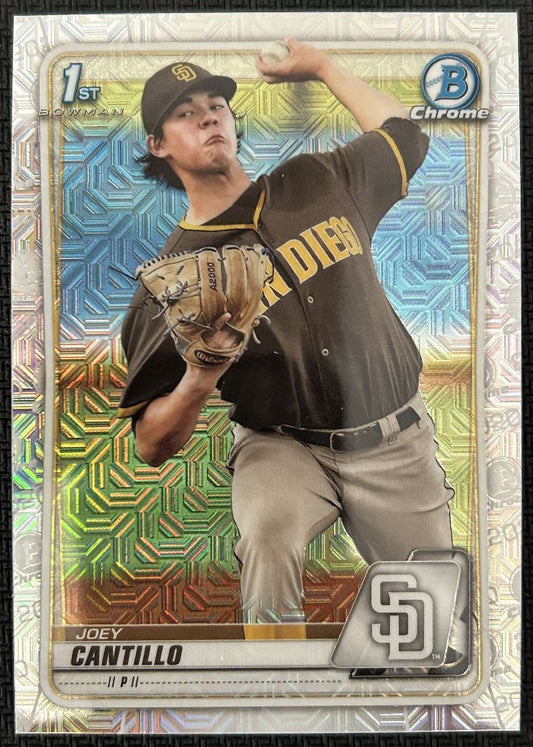 2020 Bowman Chrome Prospects Joey Cantillo San Diego Padres #BCP-76