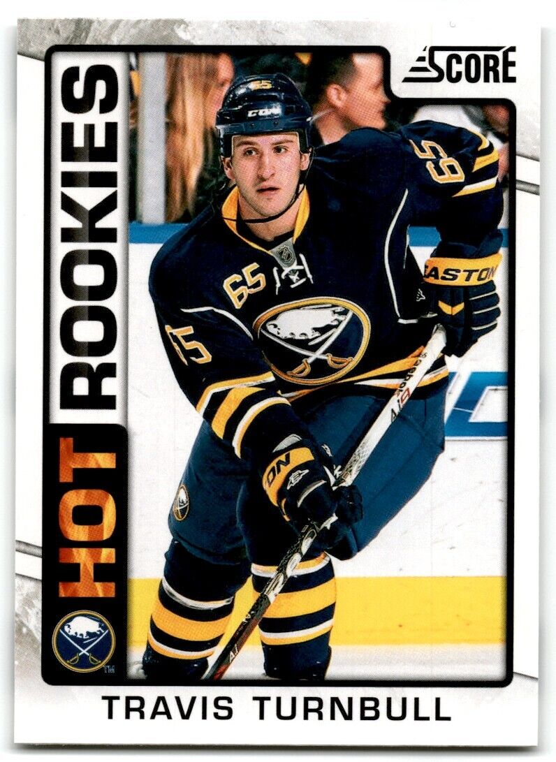 2012-13 Score Hot Rookies Travis Turnbull Rookie Buffalo Sabres #522