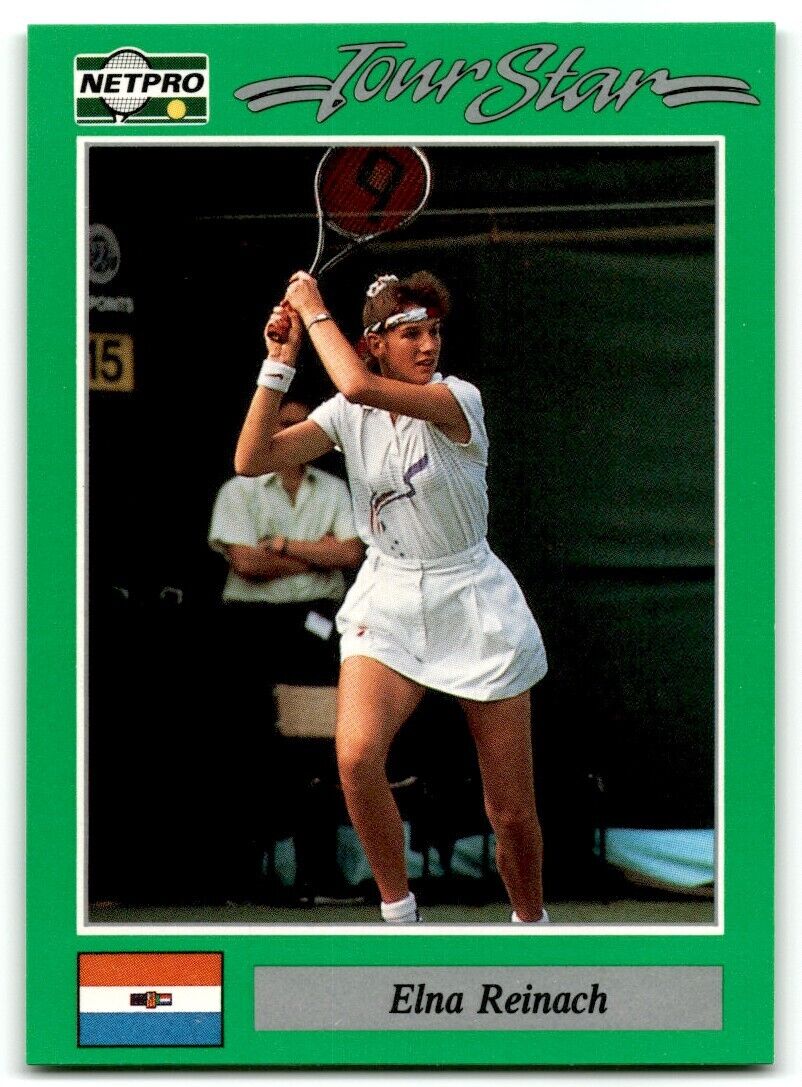 1991 Protennis player Cards Netpro Tour Star Elna Reinach #84