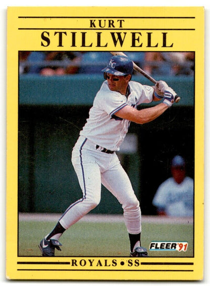 1991 Fleer Kurt Stillwell Kansas City Royals #571