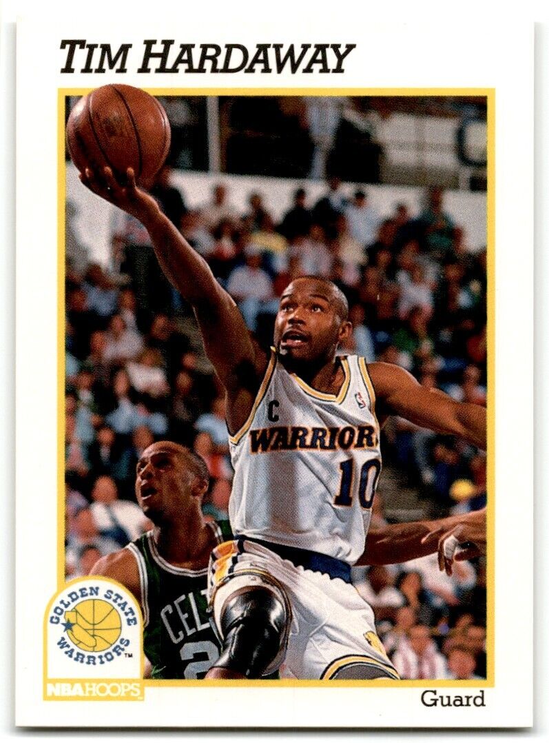 1991-92 Hoops Tim Hardaway Golden State Warriors #67