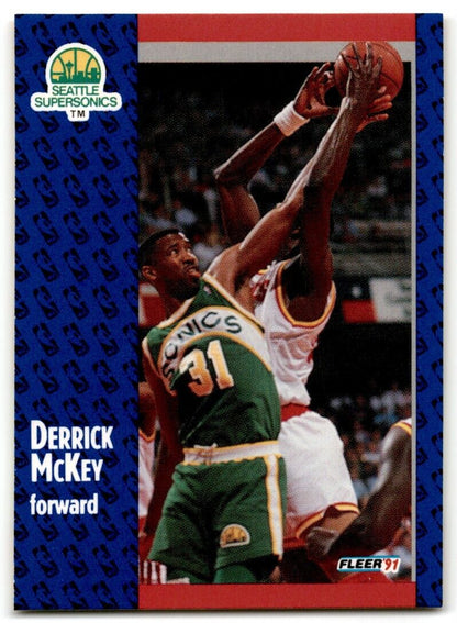 1991-92 Fleer Derrick McKey Seattle SuperSonics #193