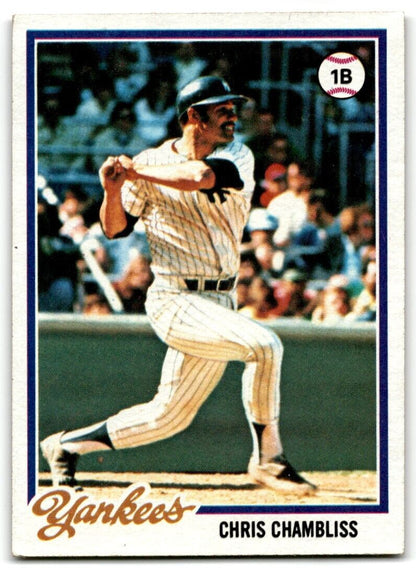 1978 Topps Chris Chambliss New York Yankees #485