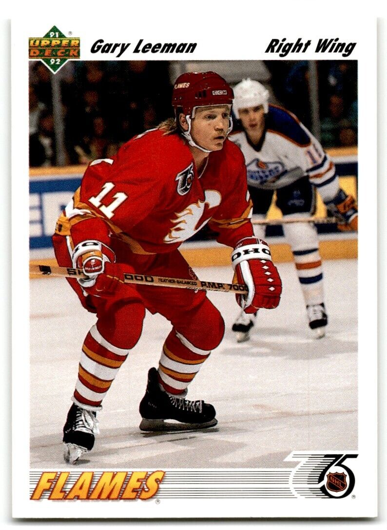 1991-92 Upper Deck Gary Leeman Calgary Flames #528