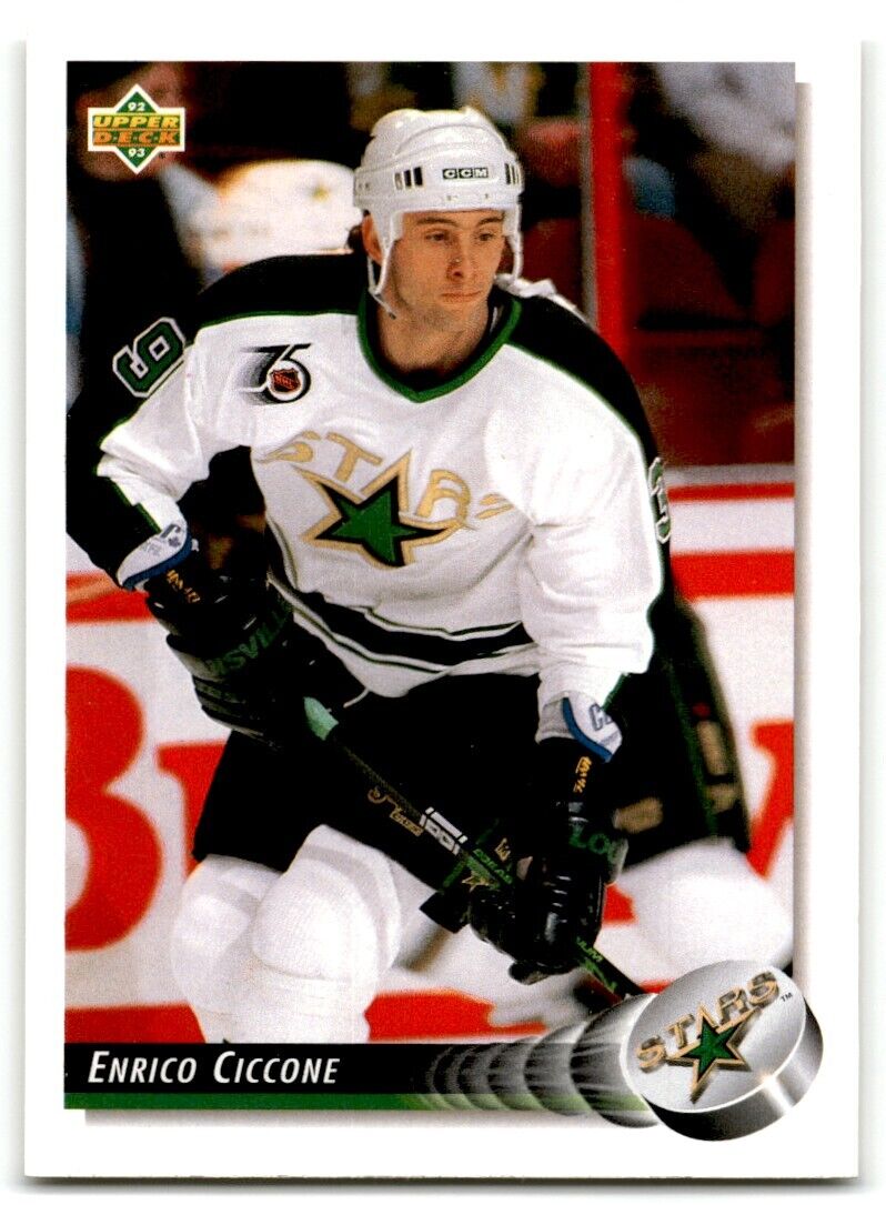 1992-93 Upper Deck Enrico Ciccone Minnesota North Stars #90