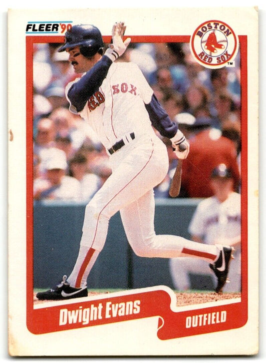 1990 Fleer Dwight Evans Boston Red Sox #274