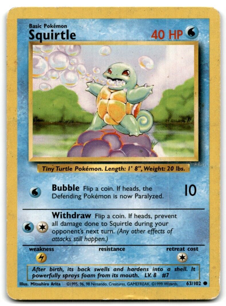 2002 Other - Legendary Collection Squirtle Basic/Common #95