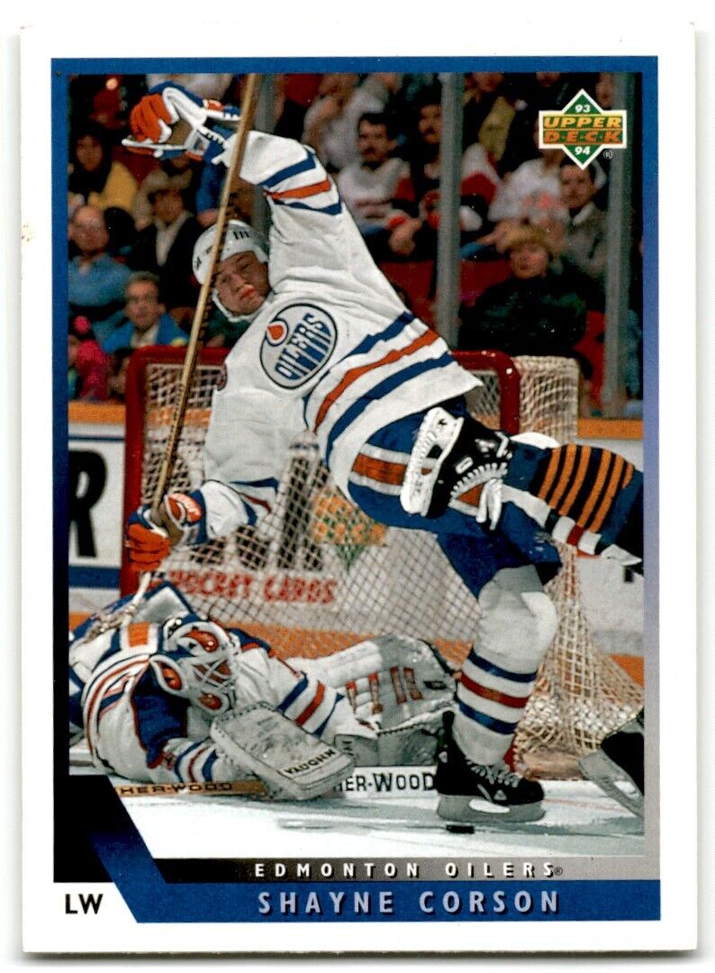 1993-94 Upper Deck Shayne Corson Edmonton Oilers #132