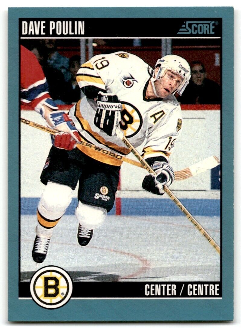 1992-93 Score Dave Poulin Boston Bruins #359