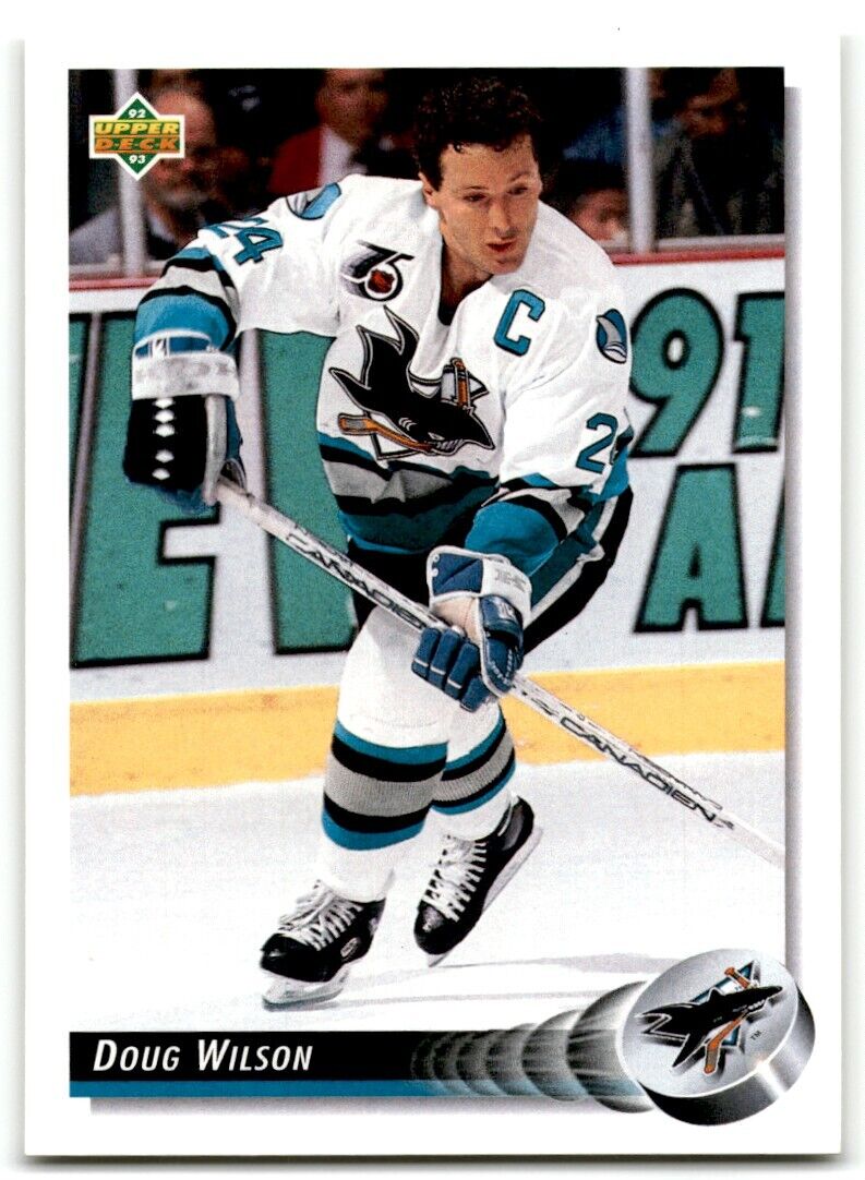 1992-93 Upper Deck Doug Wilson San Jose Sharks #150