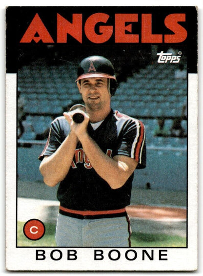 1986 Topps Bob Boone California Angels #62