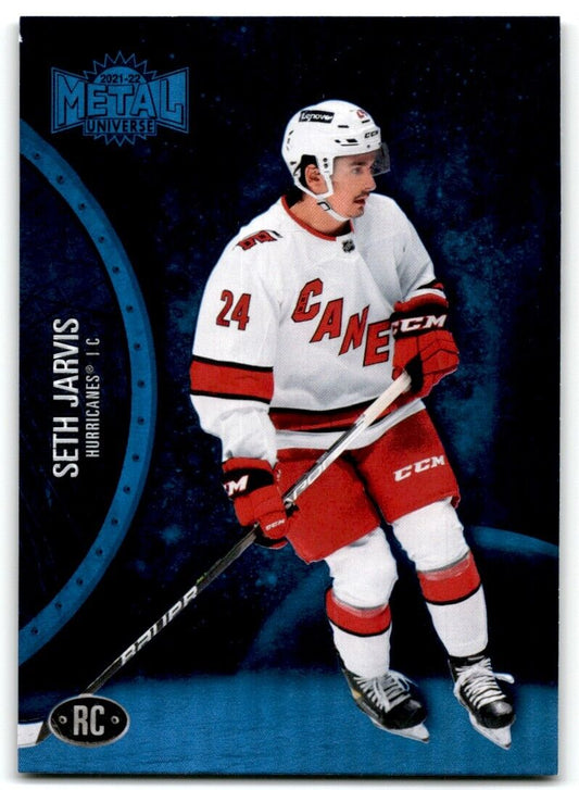 2021-22 Skybox Metal Universe Seth Jarvis Rookie Carolina Hurricanes #156