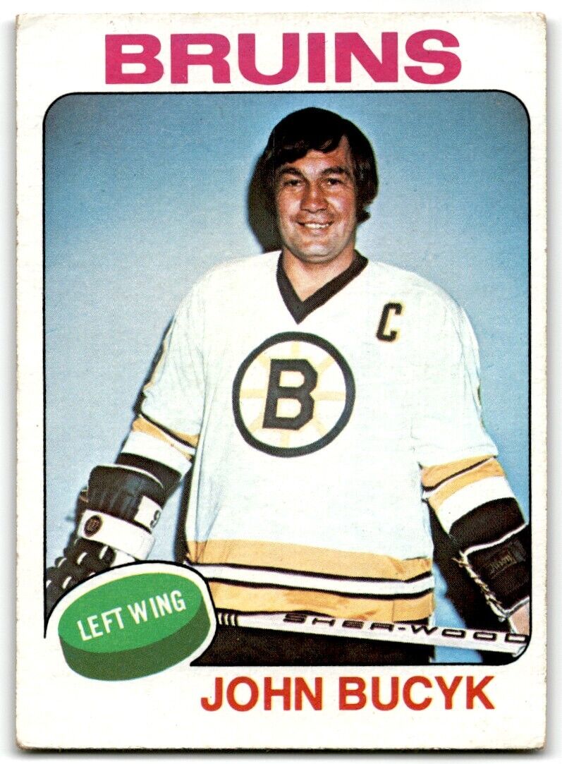 1975-76 Topps Johnny Bucyk Boston Bruins #9