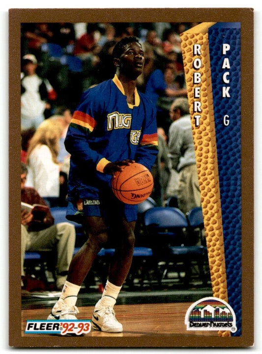 1992-93 Fleer Robert Pack Denver Nuggets #331